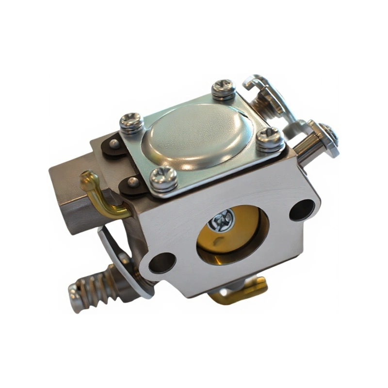 How does a butterfly valve carburetor improve the responsiveness of small engines?