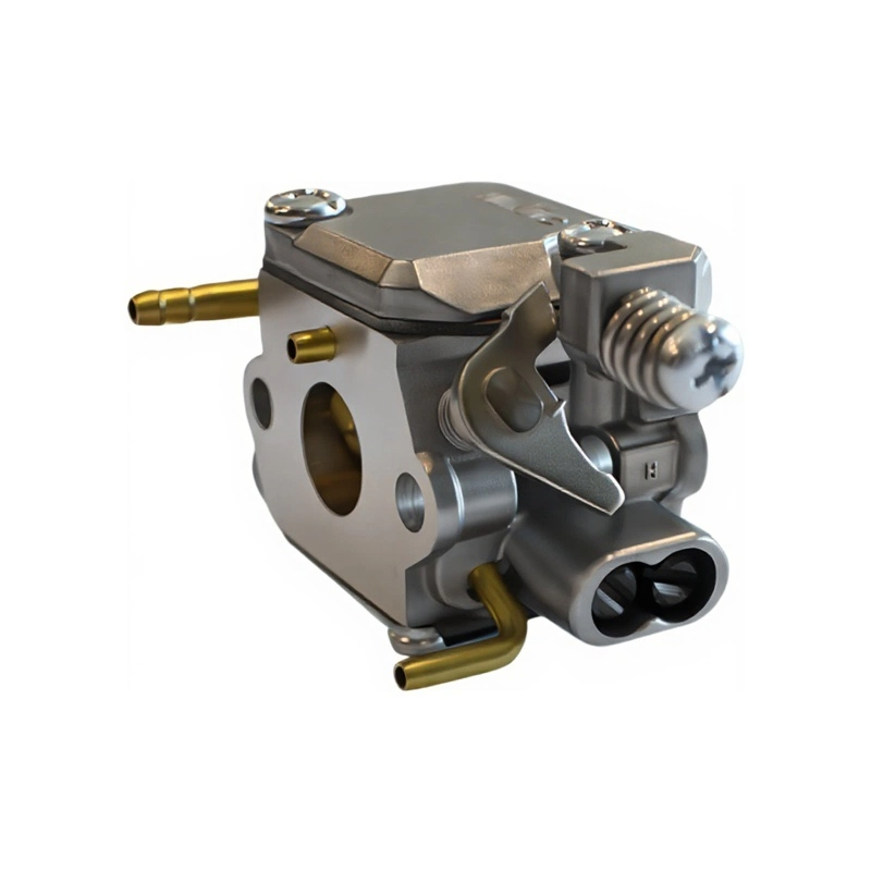 How does the butterfly valve carburetor maintain a stable air-fuel mixture supply under varying operating conditions?
