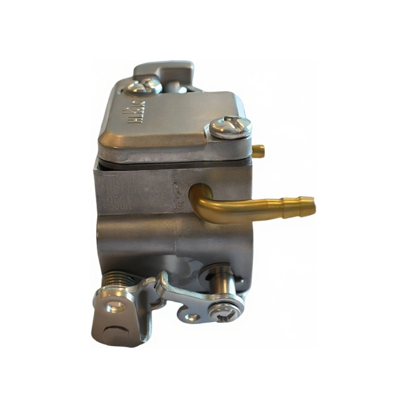 How does a butterfly valve carburetor achieve throttle response under different operating conditions using butterfly valve actuation?